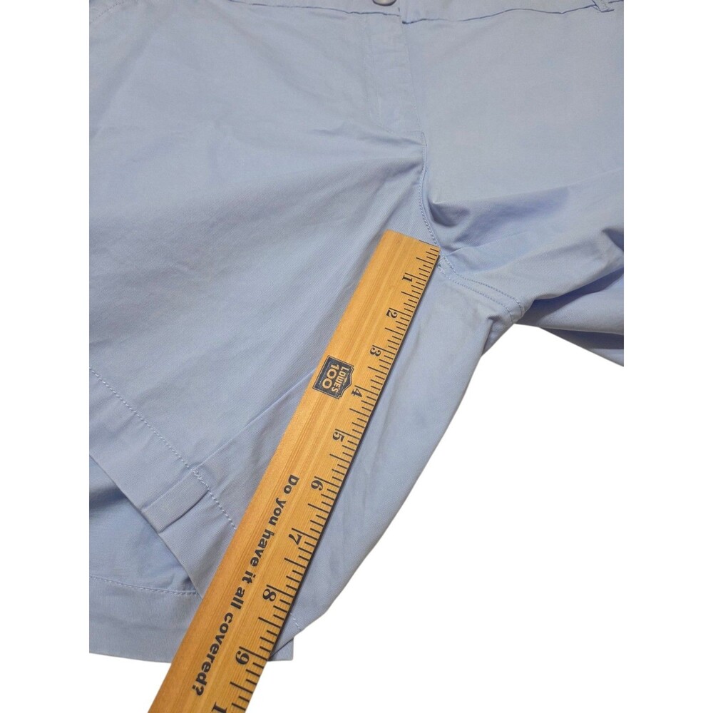 NWT Crown and Ivy Classic Fit Caroline Shorts Periwinkle 9” Inseam 18W C24.2 - Picture 6 of 10